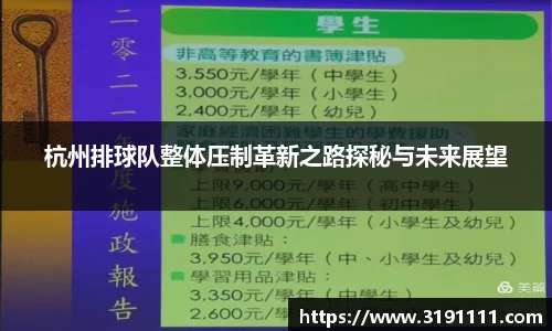 杭州排球队整体压制革新之路探秘与未来展望